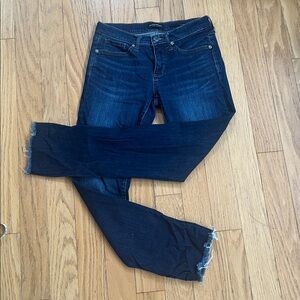 Banana Republic Dark Blue Girlfriend Ankle Jeans